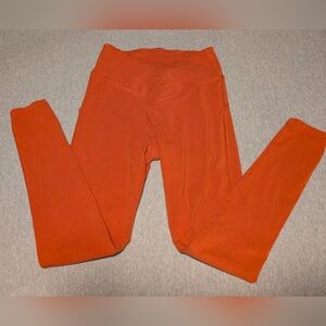 VS Pink Burnt Orange Leggings